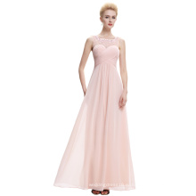 Starzz рукавов светло-розовый шифон длинное платье невесты ST000060-3